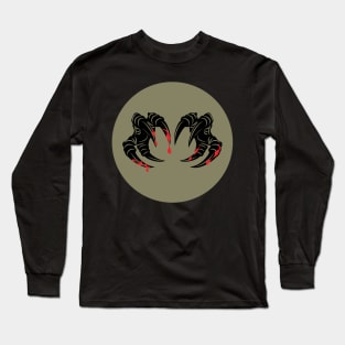 Monster’s Claws With Dripping Blood Long Sleeve T-Shirt